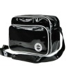 Shiny PVC messenger bag