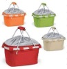 Shopping folding basket