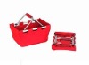 Shopping folding basket