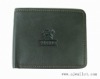 Short fashion genuine leather men's wallet