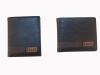 Short size leather wallets