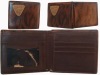 Short size men's leather wallet wholesale