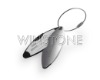 Shuttle shape Metal luggage tag