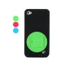 Silica Gel Protective Case with Stand for iPhone 4, 4S