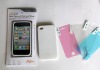 Silicon skin cases and screen protector for Iphone 4 in a set