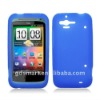 Silicone Case Skin For HTC Rhyme/Bliss Soft Gel Cover Blue