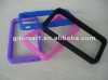 Silicone Frame Rubberized Skin Cover Case For Apple iPhone 4G S