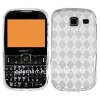Silicone Gel Case For Samsung R380 Freeform III Comment Clear Argyle