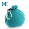 Silicone Purse with Carabiner and Clip