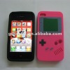 Silicone Rubber 3D Gameboy Design Skin Cover Case For Apple iPhone 4G S