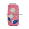 Silicone Rubber For iPhone 4 Color Back Cover