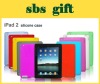 Silicone back case cover for ipad 2