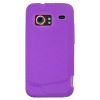 Silicone case for HTC incredible 6300-purple