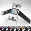 Silicone wrist watch band case for ipod nano 6 6th