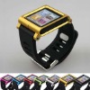 Silicone wrist watch band for lunatik ipod nano 6