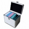 Silver ABS CD/DVD storage box