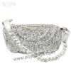 Silver Aluminum evening handbag WI-0788