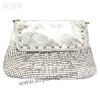 Silver Aluminum evening handbag WI-0925