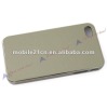 Silver Chrome Metal Thin Hard Case for Apple iPhone 4 4G