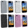 Silver Diamond Snap-on Case for Apple iPhone 4
