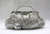 Silver Eden Fringed Evening Bag/Clutch Bag