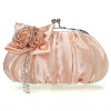 Silver Lace Evening bag purse clutch IN FREE SHIPMENT
