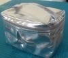 Silver Shining pu Cosmetic Bag