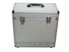 Silver aluminum hair beauty case