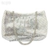 Silver clutch evening bags WI-0286