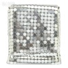 Silver clutch evening bags WI-0297
