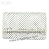 Silver clutch evening bags WI-0343