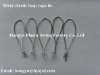 Silver elastic ties loop rope for tag
