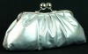 Silver evening clutch/nite bags