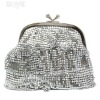 Silver sequin evening handbag WI-0429