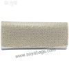 Silver sequin evening handbag WI-0431