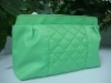 Simple-Designed Green Quadrille Barragones Cosmetic Bag