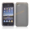 Simple Grey Gel Cover Skin Silicon Case For iPhone 4/4s