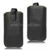 Simple Leather Case Pouch with Pull Tab for LG Optimus 3D P920