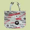 Simple design cotton tote bag for shopping