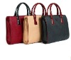 Simple design ladies leather bag brief case fashion handbag