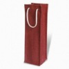 Single Bottle Jute Wine Bag