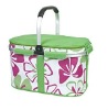 Single handle foldble cooler basket,picnic basket for export