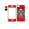Skeleton Pattern Stylish Protective Sticker for iPhone 4, 4S