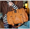 Skeleton patterns rivet women fashion bags