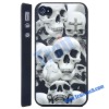 Skull Heads Hard Back Cover for iPhone 4S