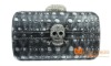 Skull PU Clutch Bag