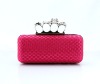 Skull Ring Knuckle Duster Box Hard Case Hand Clutch Bag