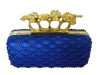 Skull rhinestone crystal clutch bag 2011