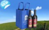 Sky blue wine bag