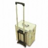 Slap-up aluminum trolley case